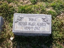Minnie <I>Fain</I> Blatz Aubrey 