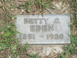 Rachel Elizabeth “Betty” <I>Gross</I> Eden 