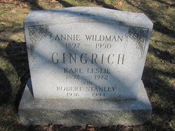 Annie <I>Wildman</I> Gingrich 