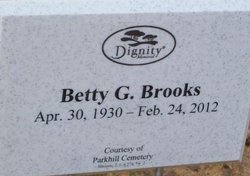 Betty G. <I>Walker</I> Brooks 