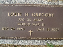 PFC Louie Henry Gregory 