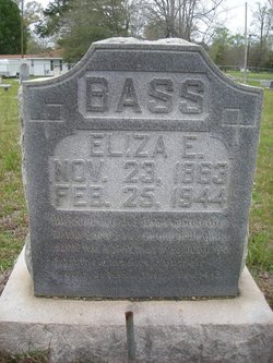 Eliza Enoch <I>Phillips</I> Bass 