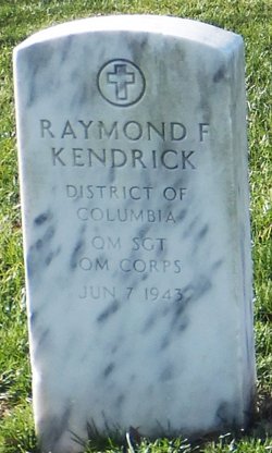 Sgt Raymond F Kendrick 