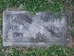 Mary E <I>Kear</I> Abbott 