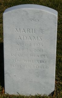 Marie E. <I>Hoffman</I> Adams 