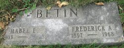 Frederick Alfred Betin 