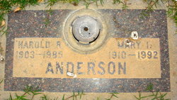 Harold R Anderson 