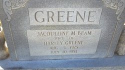 Jacqueline Muriel <I>Beam</I> Greene 