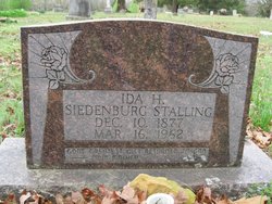 Ida H. <I>Siedenburg</I> Stalling 
