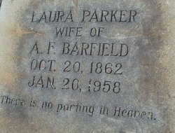 Laura Emma <I>Parker</I> Barfield 