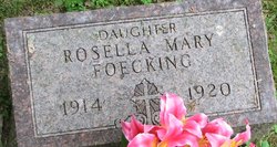 Rosella Mary Foecking 