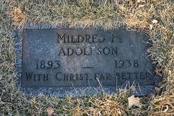 Mildred Dorothy Foss <I>Nelson</I> Adolfson 