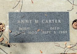 Anne M Carter 