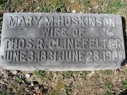 Mary M <I>Hoskinson</I> Clinefelter 