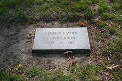 Georgiana Harrison “Georgia” <I>Hayden</I> Lloyd Jones 