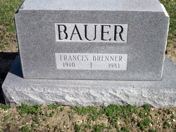 Frances <I>Brenner</I> Bauer 