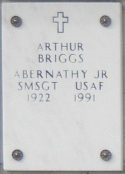 SMSGT Arthur Briggs Abernathy Jr.