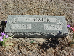 Helen K <I>Petty</I> Sedgwick 