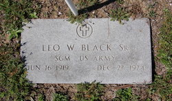 Leo W Black Sr.