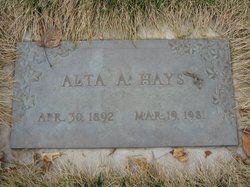 Alta A <I>Bell</I> Hays 