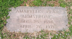 Amaryllis <I>Peay</I> Armstrong 