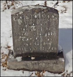 Annie Holbrook Duncan 