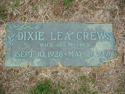 Dixie Lea <I>Moore</I> Crews 