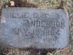 Lillian Caroline “Lillie” <I>Lindberg</I> Anderson 