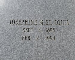 Josephine Victoria <I>Marcus</I> St. Louis 