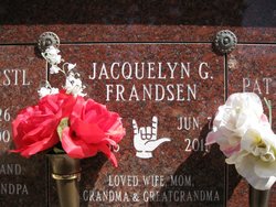 Jacquelyn G Frandsen 