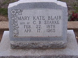 Mary Kate <I>Blair</I> Starke 