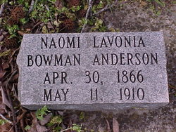 Naomi Lavonia <I>Bowman</I> Anderson 