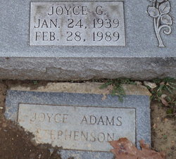 Joyce Geraldine <I>Enloe</I> Adams 