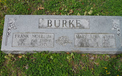 Mary Alva <I>Webb</I> Burke 