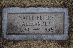 Mabel Irene <I>Harrison</I> Peters Alexander 