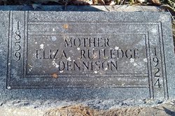 Eliza <I>Dennison</I> Rutledge 