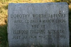 Dorothy Worth <I>LeFevre</I> Altmaier 
