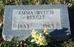 Emma Florence <I>Welch</I> Beegle 