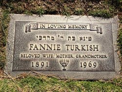Fannie <I>Berger</I> Turkish 