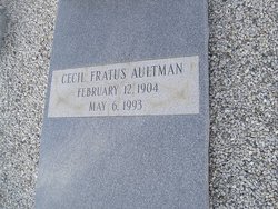 Cecil Fratus Aultman 