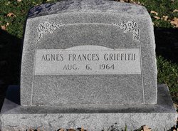 Agnes Frances “Fannie” <I>Jones</I> Griffith 