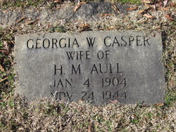 Georgia W. <I>Casper</I> Aull 
