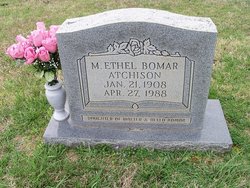 M. Ethel <I>Bomar</I> Atchison 
