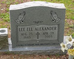 Lee Ell “Tutt” Alexander 