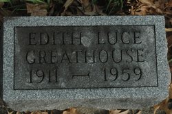 Edith Mae <I>Luce</I> Greathouse 