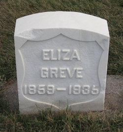Elizabeth “Eliza” <I>Rademacher</I> Greve 