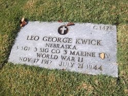 Sgt Leo George Kwick 