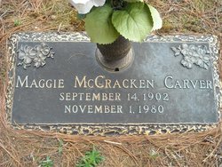 Maggie <I>McCracken</I> Carver 