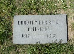 Dorothy Christine <I>Cornette</I> Cheshire 