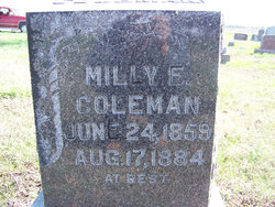Milly <I>Hoover</I> Coleman 